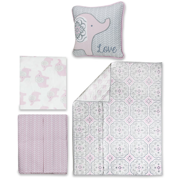 Wendy Bellissimo Elodie 4 Piece Crib Bedding Set & Reviews Wayfair